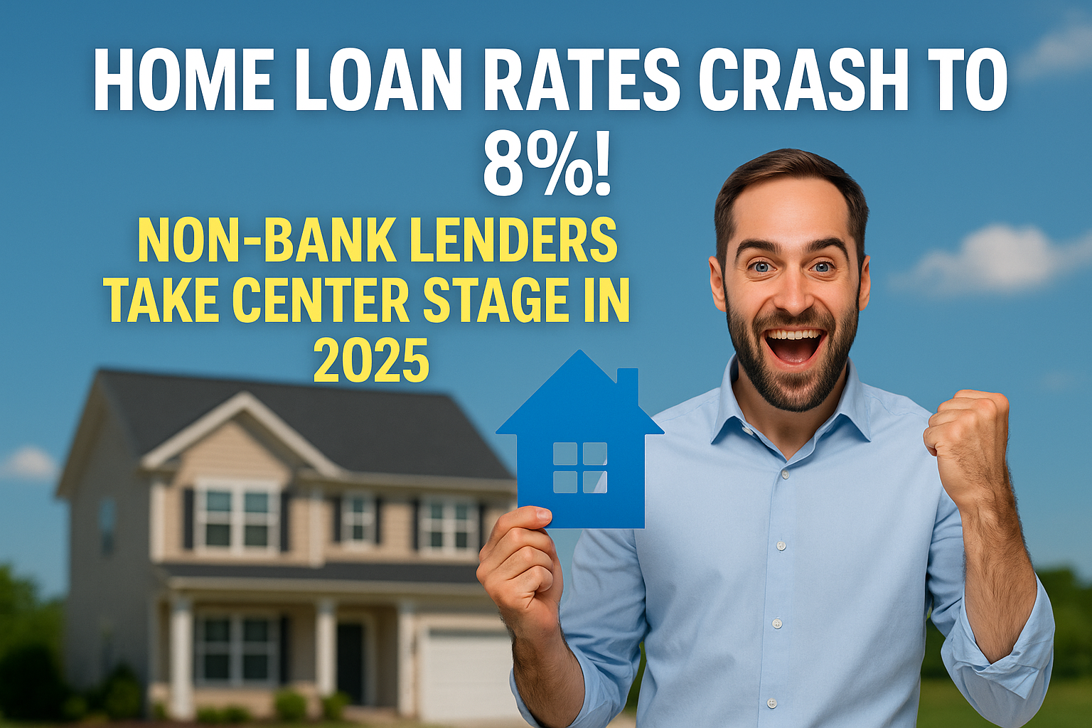 Home Loan Rates Crash to 8%! Non-Bank Lenders Take Center Stage in 2025